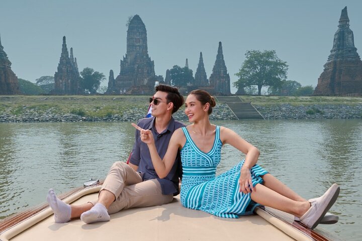 Ayutthaya Luxury Hacker Craft Boat Cruise Temple Sightseeing