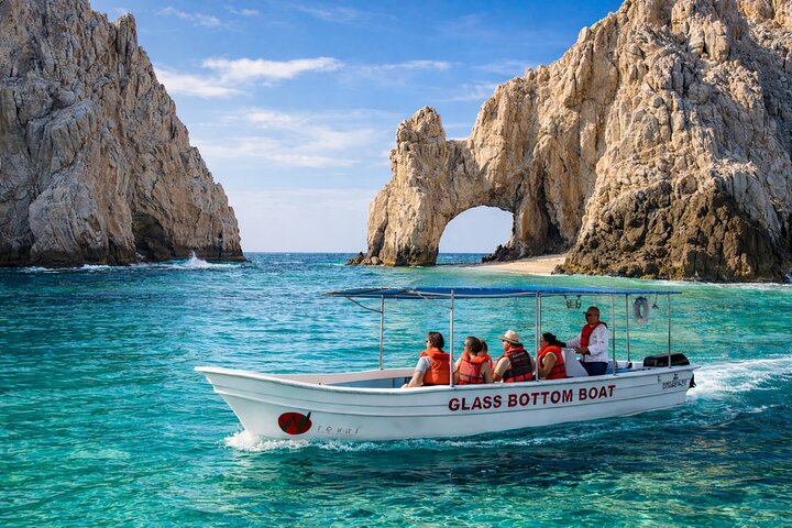 Cabo Glass Bottom Boat Arch Tour for Cruise Passengers
