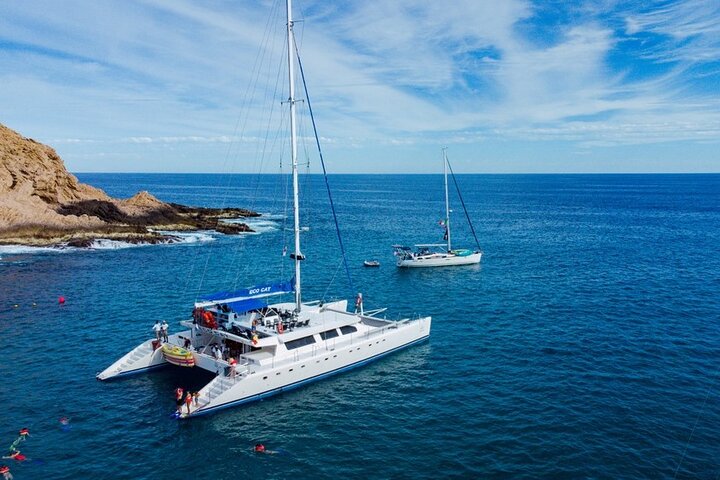 Set sail on a luxurious catamaran cruise for a day of snorkeling and fun.