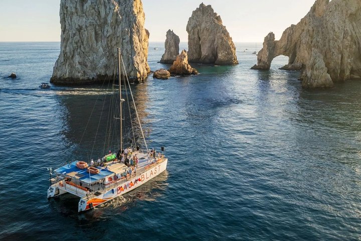 Cabo San Lucas Snorkel Catamaran Dance Floor Open Bar