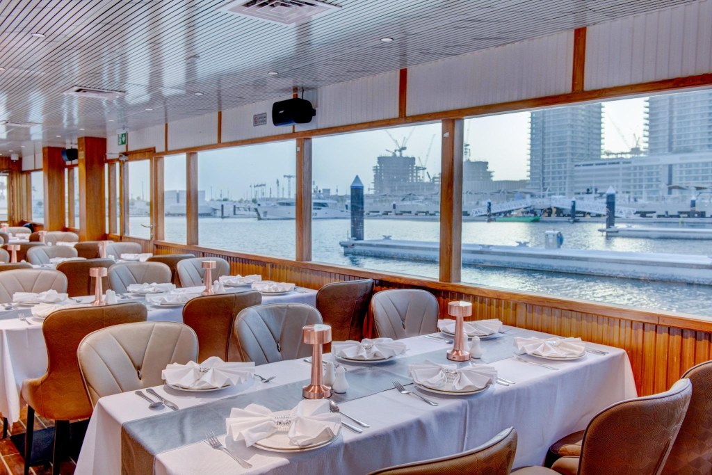 Best dinner cruise Dubai Marina experience on a luxury yacht