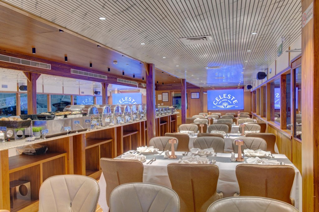 Evening dinner cruise Dubai Marina with stunning waterfront views