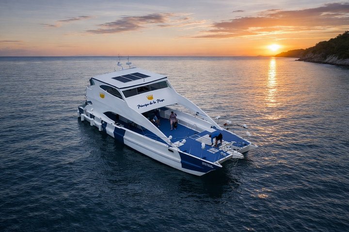 Puerto Plata Private Sunset Catamaran with Open Bar and BBQ