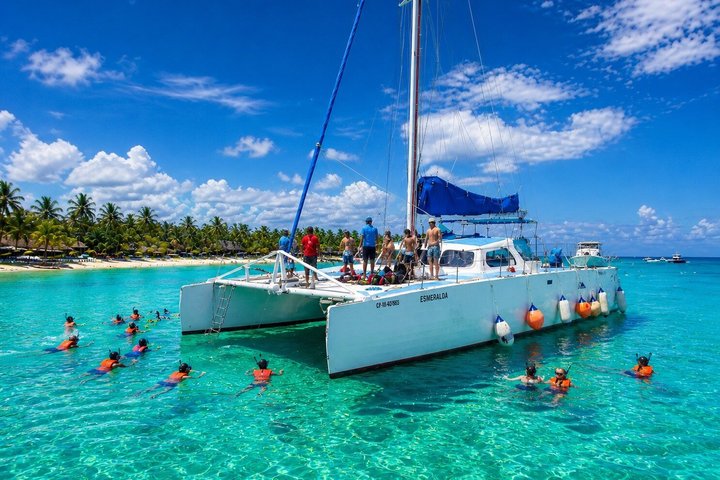 Punta Cana 6Hr Private Sailing Catamaran with Champagne Open Bar