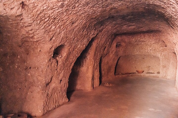 Cave house from 1700s in Santorini