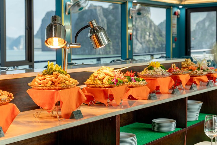 5 Star Halong Bay Day Cruise from Hanoi with Buffet and Jacuzzi