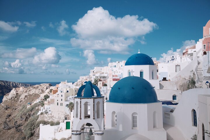 Oia town in Santorini