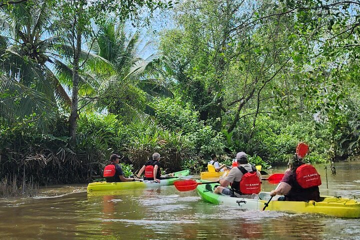 Adventure Cycling & Kayak Mekong-CuChi Tunnels Private Day Tour