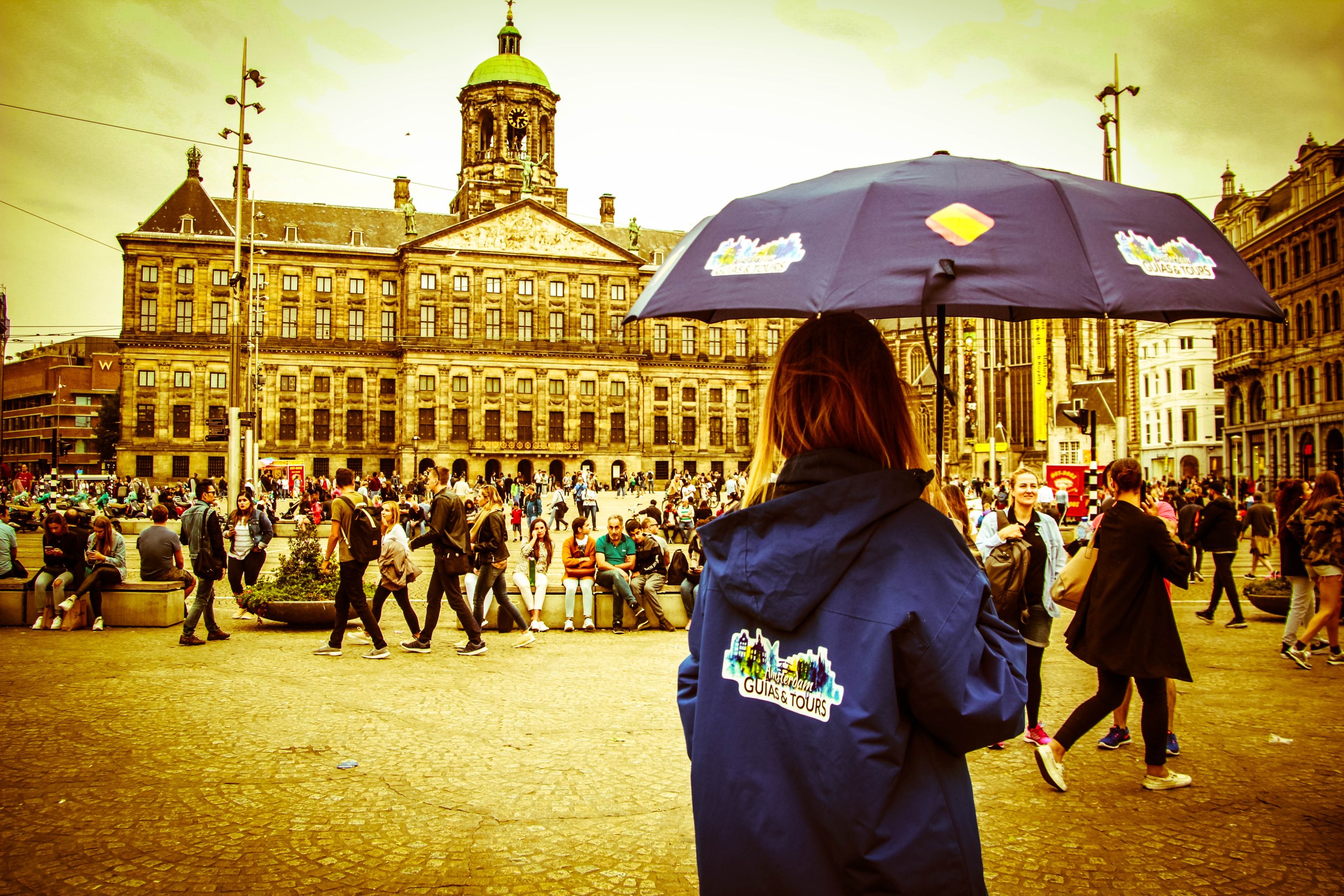 Amsterdam full day tour: Walking, Biking and Cruising
