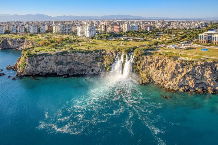 Antalya City Tour Waterfalls Boat Tour and Old Town from Belek