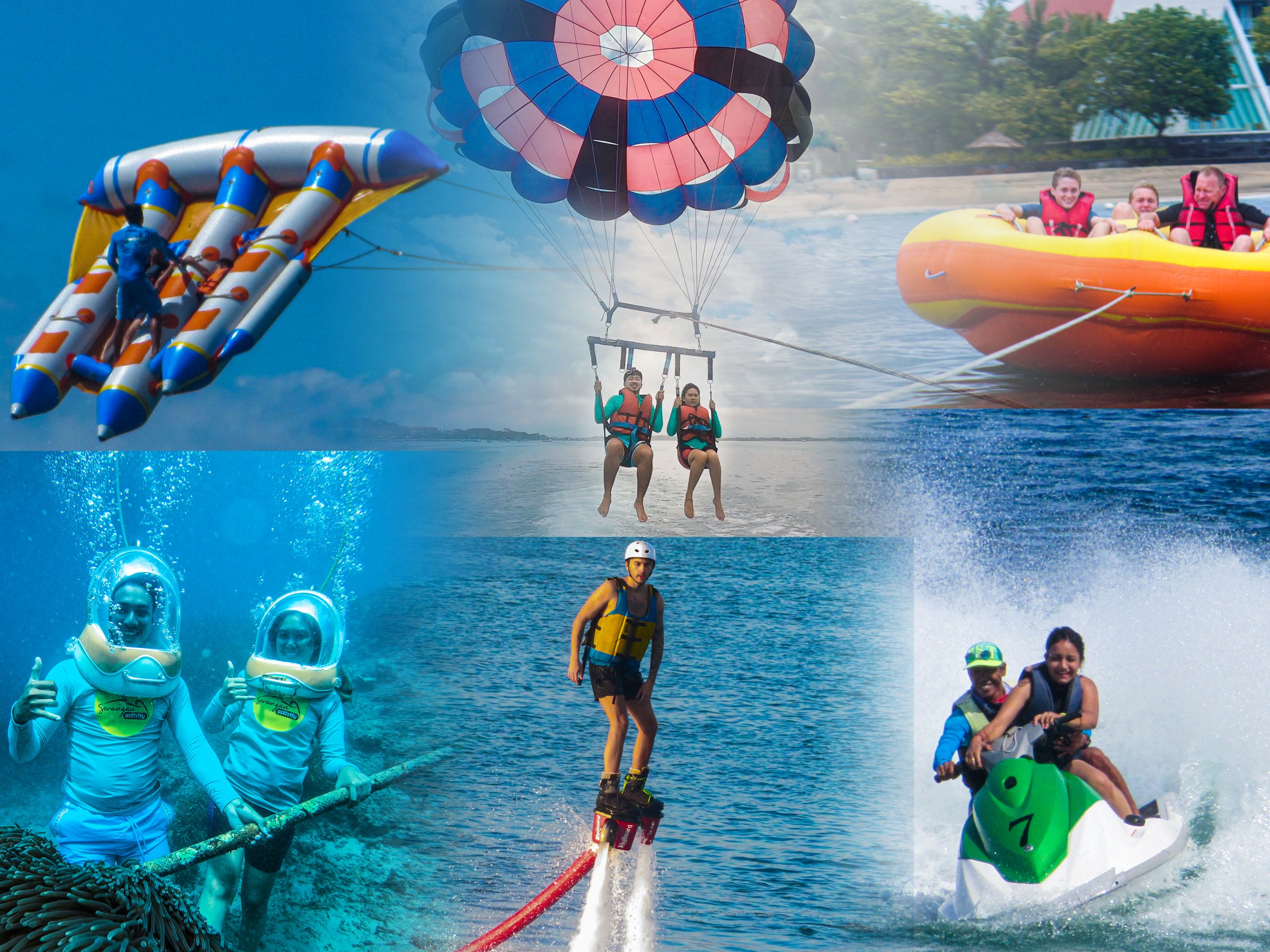 Bali Water Sports Package – Jet Ski & More with Transport at Tanjung Benoa Bali