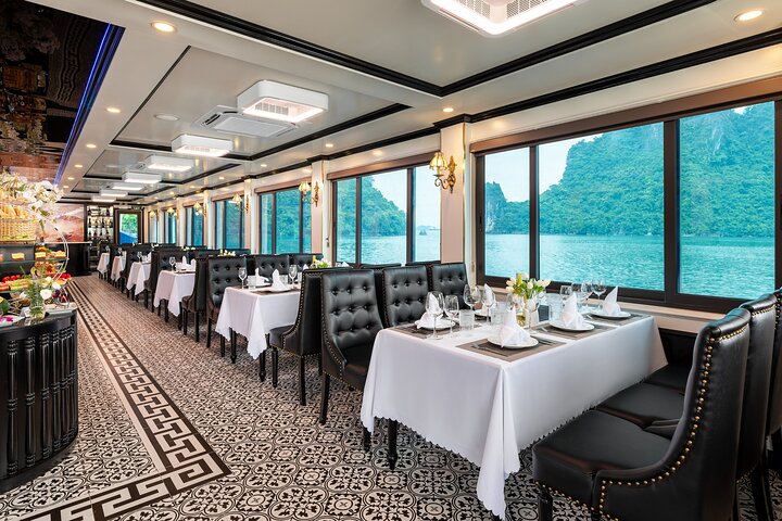 BEST SELLER Halong Bay 5 Star Day Cruise: Buffet, Kayak & Jacuzzi