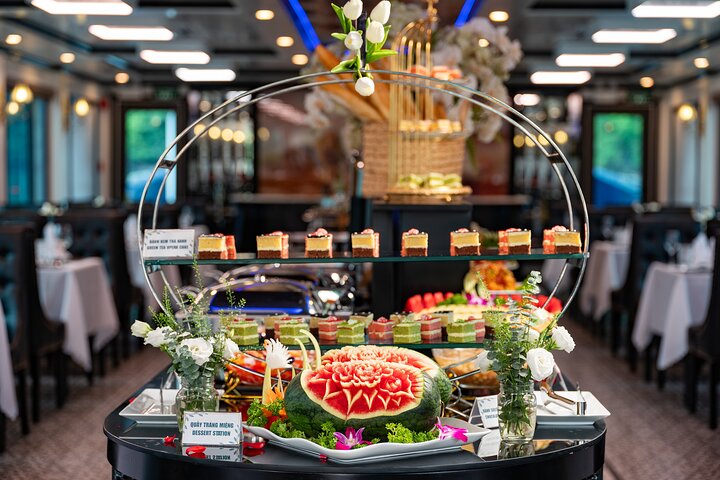 BEST SELLER Halong Bay 5 Star Day Cruise: Buffet, Kayak & Jacuzzi