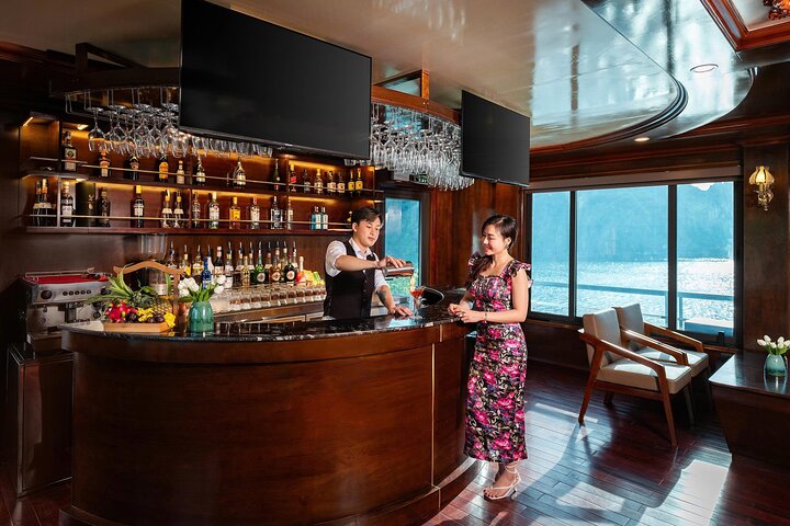 BEST SELLER Halong Bay 5 Star Day Cruise: Buffet, Kayak & Jacuzzi
