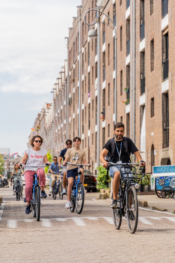 Bike Tour with canal cruise cheese and drinks included in Amsterdam