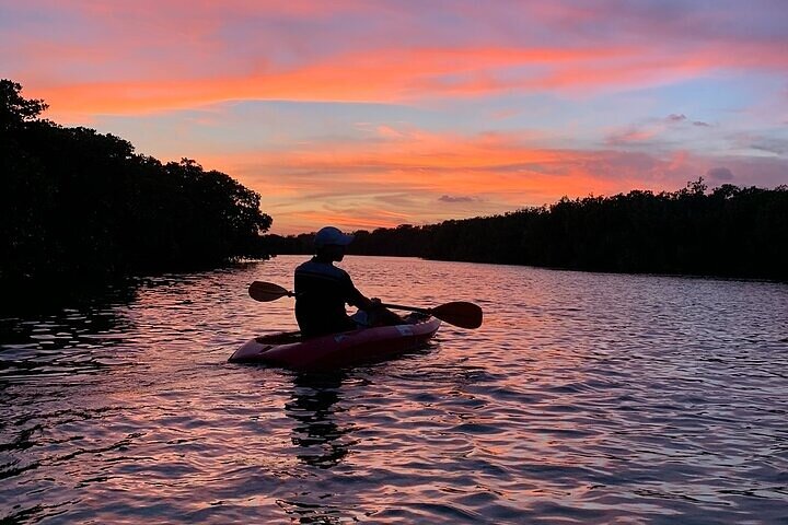 Cancun Nichupte Lagoon Sunset Kayak Adventure