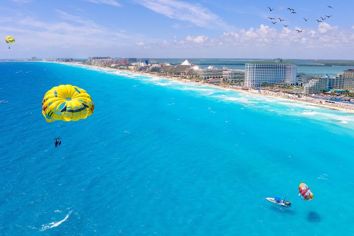 Cancun Parasailing and Jet Ski Adventure