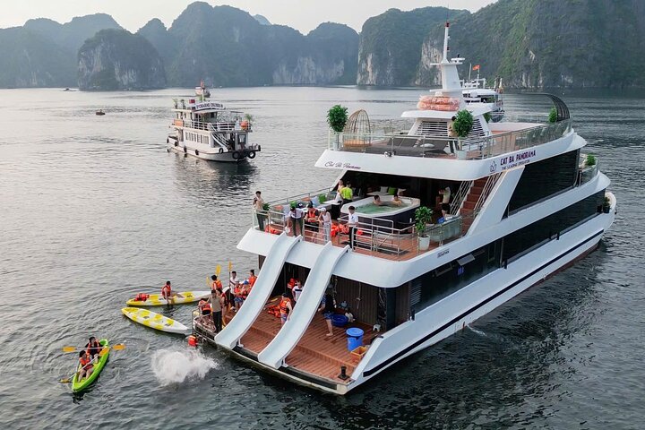 Cat Ba: Spectacular Lan Ha Bay Sunset on D’Charme Luxury Cruise