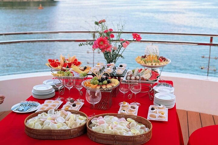 Cat Ba: Spectacular Lan Ha Bay Sunset on D’Charme Luxury Cruise