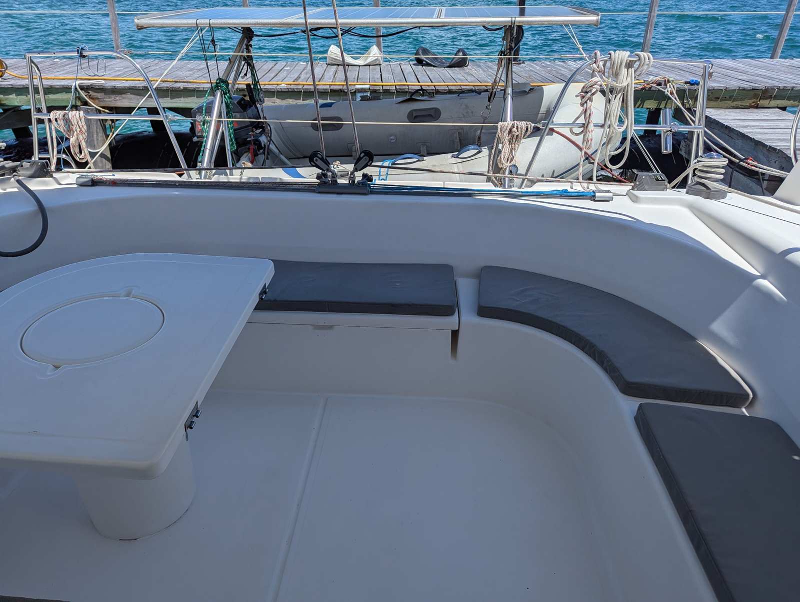 Catamaran 43 ft for a group, snorkel tour up to 20 people