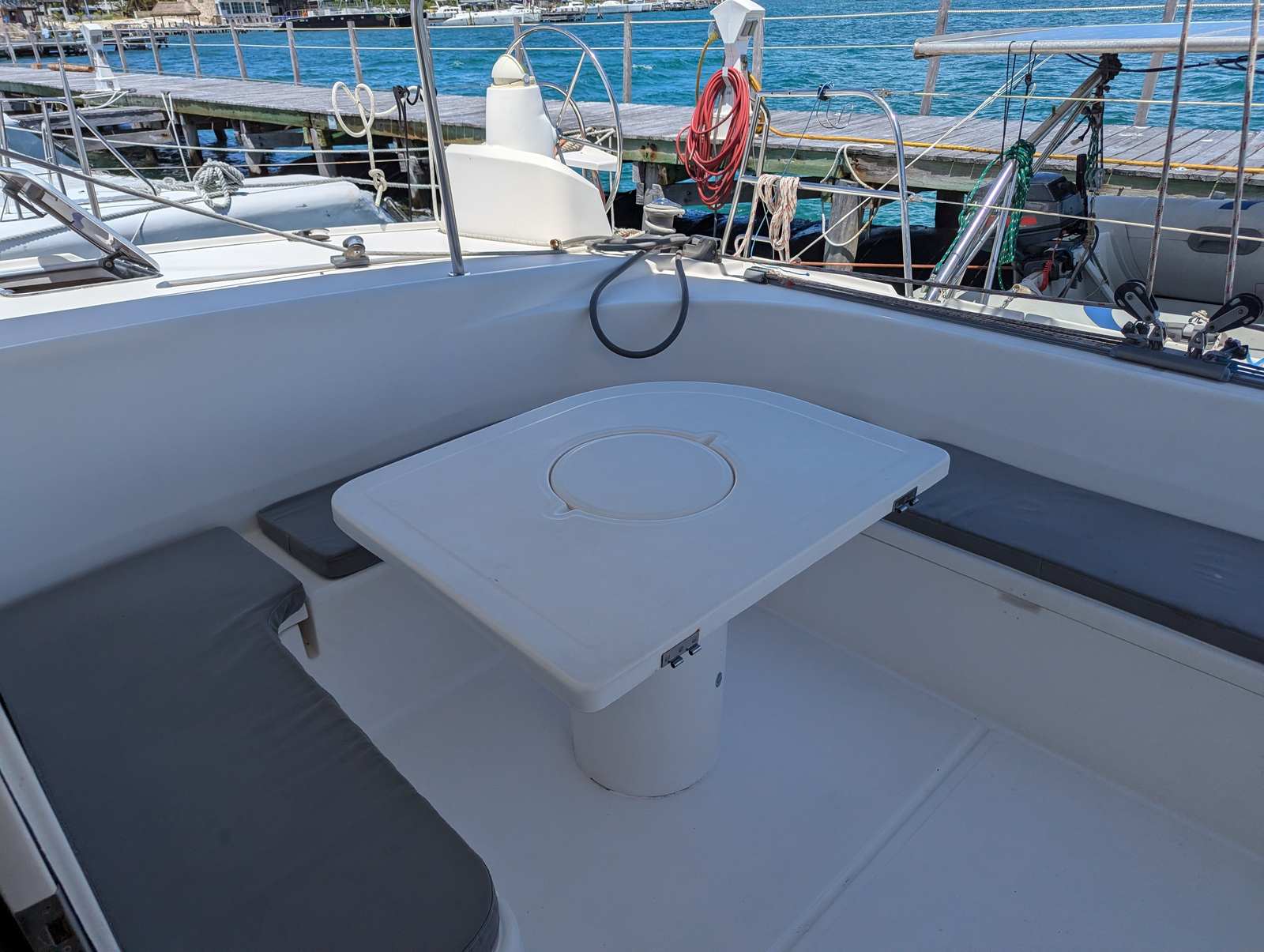 Catamaran 43 ft for a group, snorkel tour up to 20 people