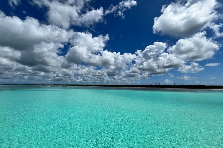 Cozumel shared Luxury Catamaran to El Cielo or Passion Island