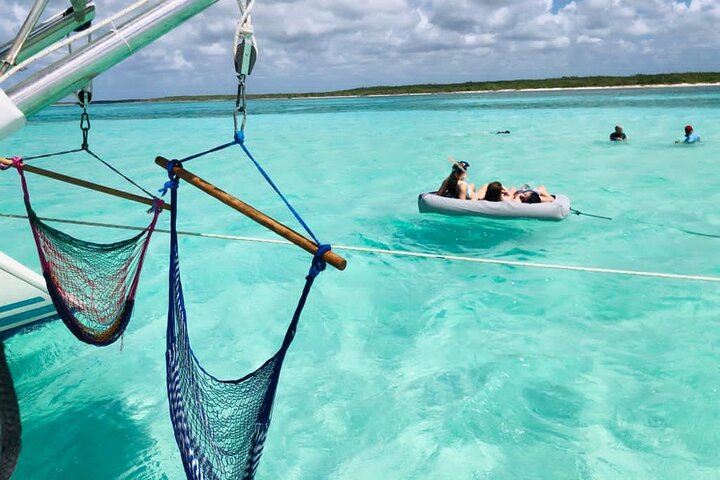 Cozumel shared Luxury Catamaran to El Cielo or Passion Island