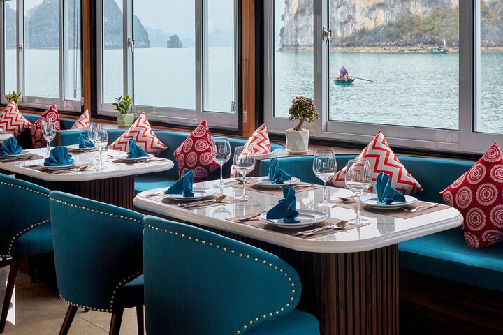 Cozy Bay 5 Star Cruise Luxury Halong Day Trip with Buffet Lunch
