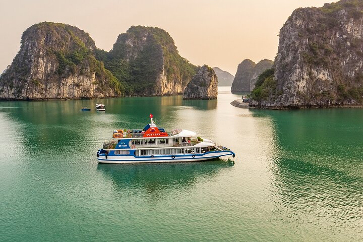 Cozy Bay 5 Star Cruise Luxury Halong Day Trip with Buffet Lunch