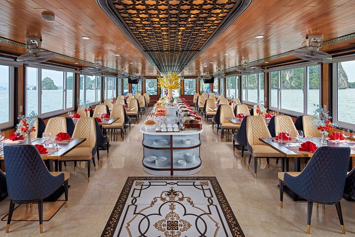 Cozy Bay 5 Star Cruise Luxury Halong Day Trip with Buffet Lunch