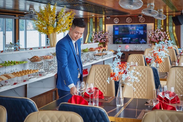 Cozy Bay 5 Star Cruise Luxury Halong Day Trip with Buffet Lunch
