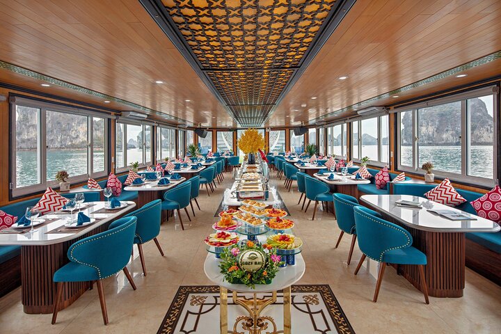 Cozy Bay 5 Star Cruise Luxury Halong Day Trip with Buffet Lunch