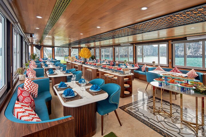 Cozy Bay 5 Star Cruise Luxury Halong Day Trip with Buffet Lunch
