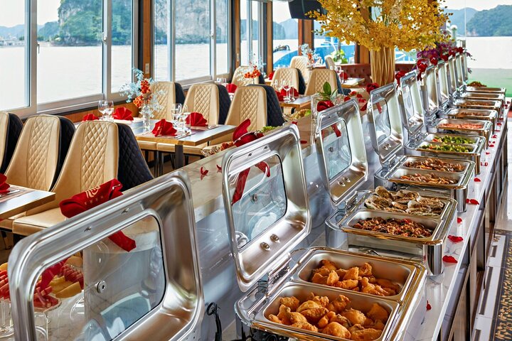 Cozy Bay 5 Star Cruise Luxury Halong Day Trip with Buffet Lunch