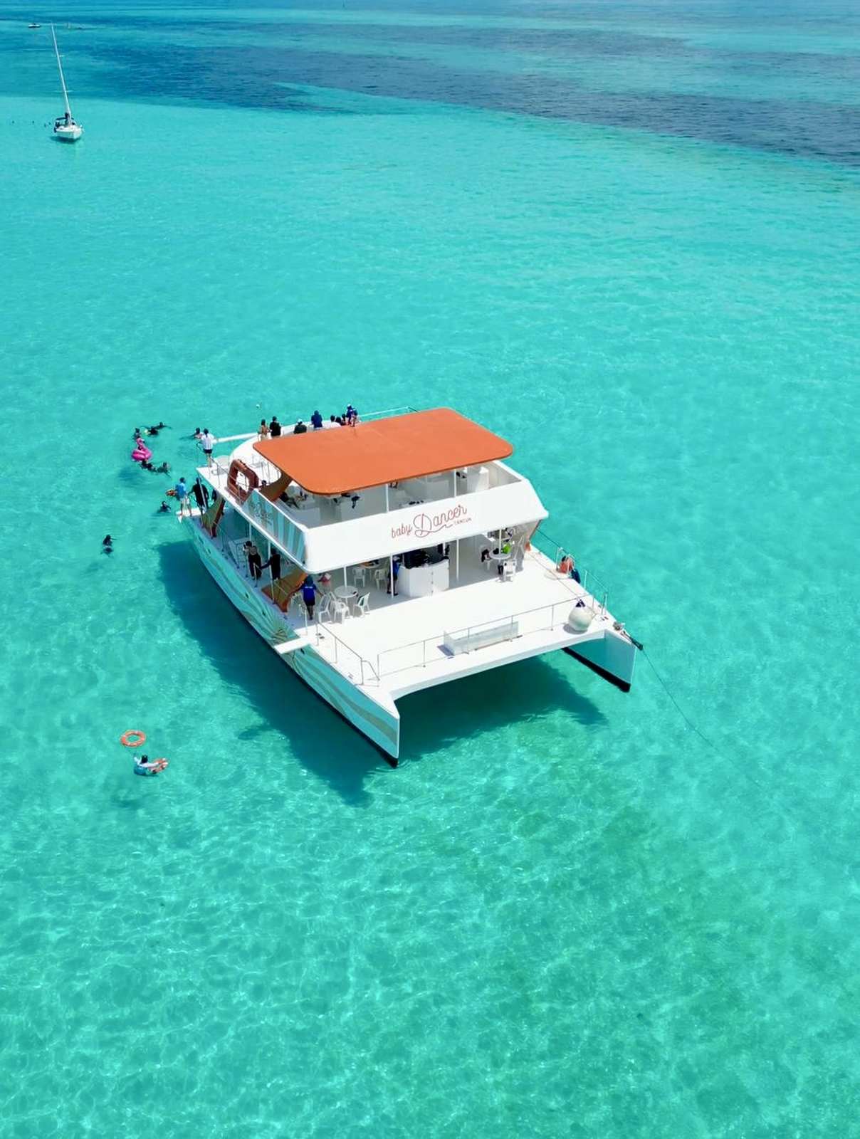 Daily Catamaran Tour Dancer with Slide