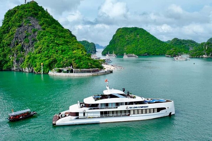 Discover Halong Bay on a 5-Star Symphony Cruise from Ha Long City