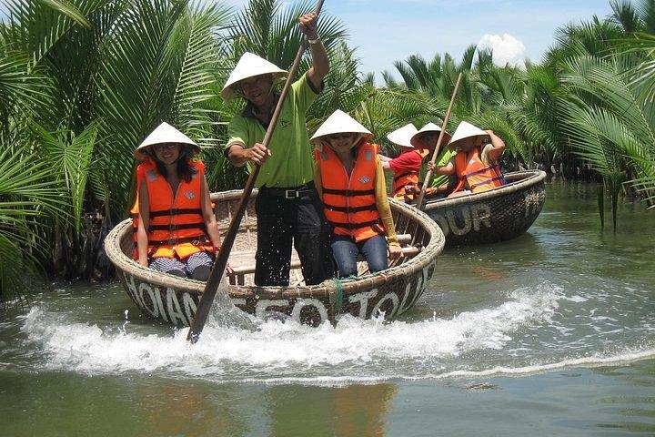 Entry Ticket: Basket Boat Ride in Cam Thanh Coconut forest
