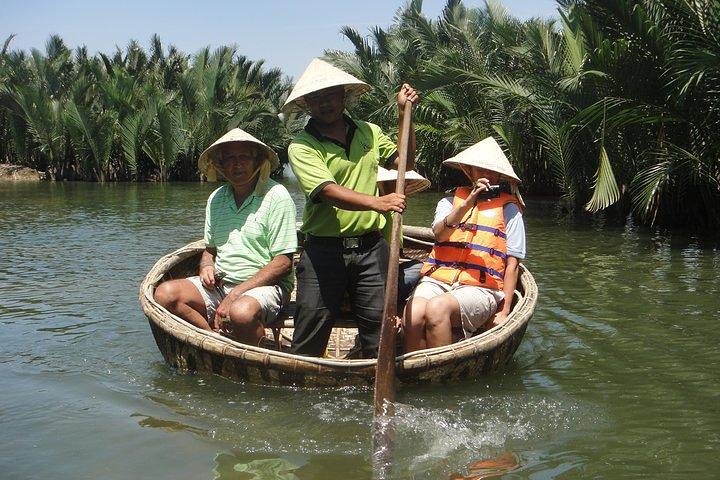 Entry Ticket: Basket Boat Ride in Cam Thanh Coconut forest