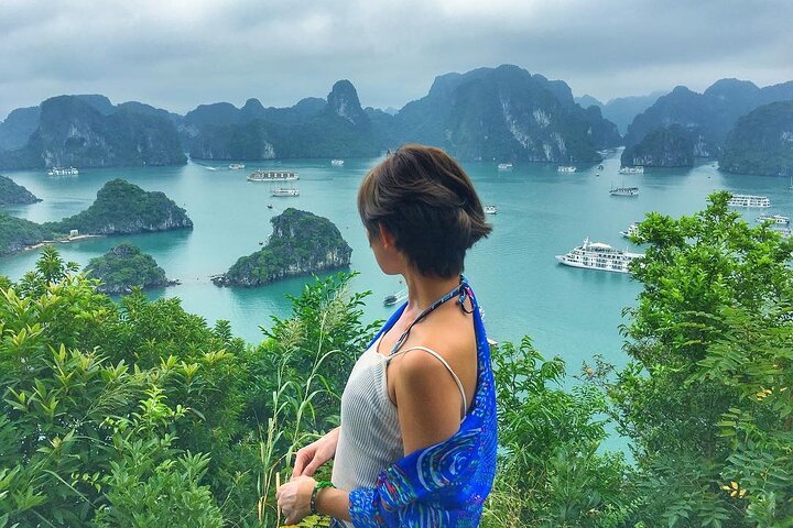 Full-Day Tour to Halong Titop island from Hanoi with Lunch