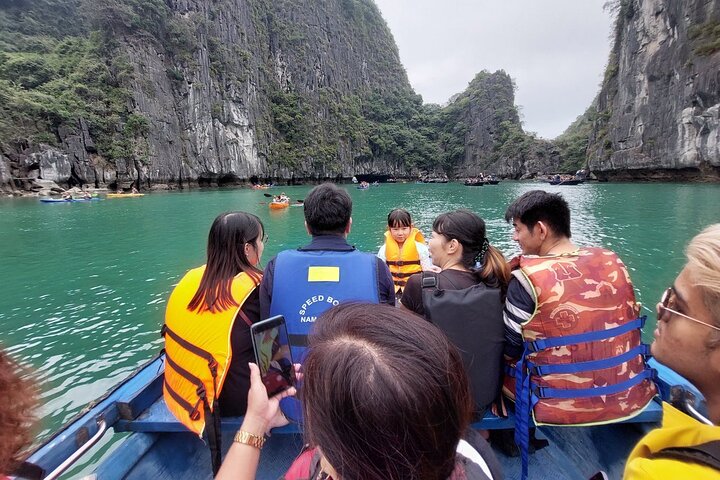 Full Day Tour to Halong with Cave and Titop island from Hanoi