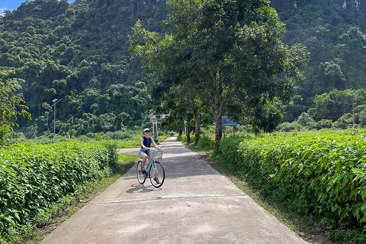 Full Day Trekking Cat Ba National Park, Viet Hai Village, biking