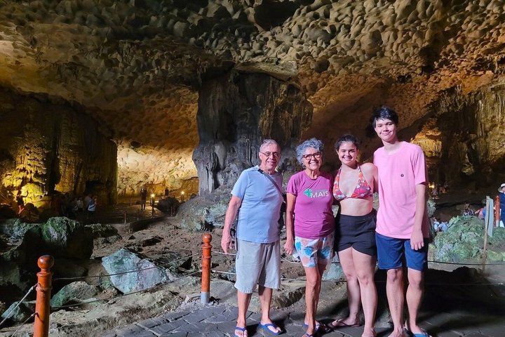 Ha Long Bay Premium Day Cruise with Cave, Island, and Buffet