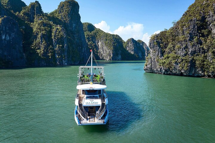 From Tuan Chau Port : Newest Sea Lion Cruise explore Ha Long Bay