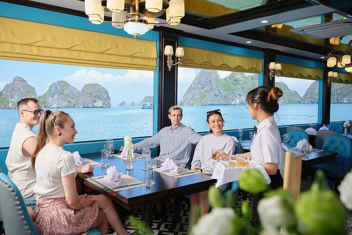 From Tuan Chau Port : Newest Sea Lion Cruise explore Ha Long Bay