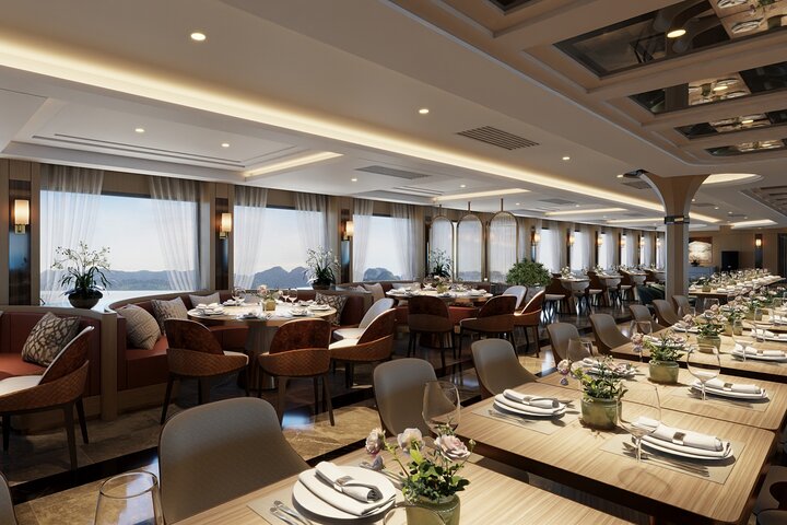 Halong Bay – 1-Day Luxury Tour with Pool & Buffet Lunch from Hanoi
