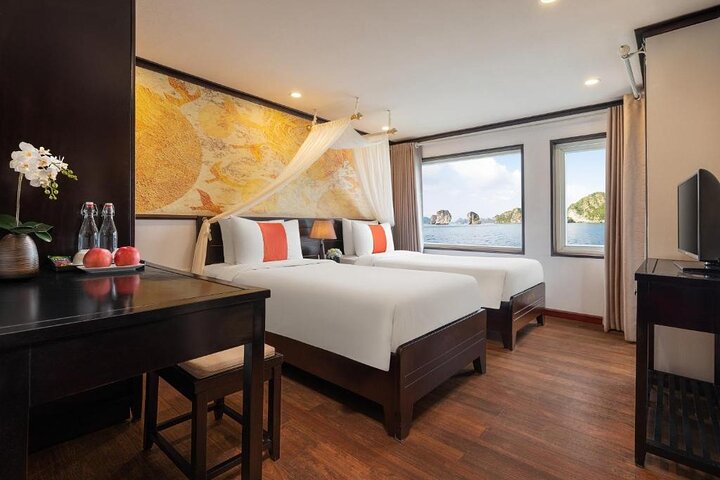 Halong Bay Amanda Cruises: 2D1N, Cave, Beach, Island and Meals