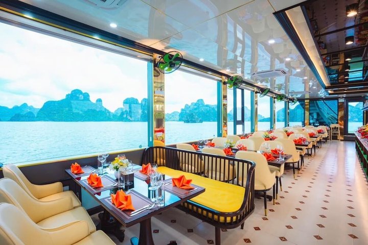 Halong Bay Day Trip Liberty 4 Star Cruise Cave and Kayaking