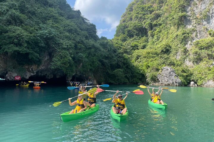 Halong Bay - Lan Ha Bay from Cat Ba Island: Cruise and Kayak Tour