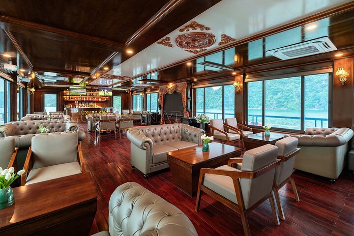 Halong Bay Luxury Sonata Cruise with Traditional Music from Hanoi