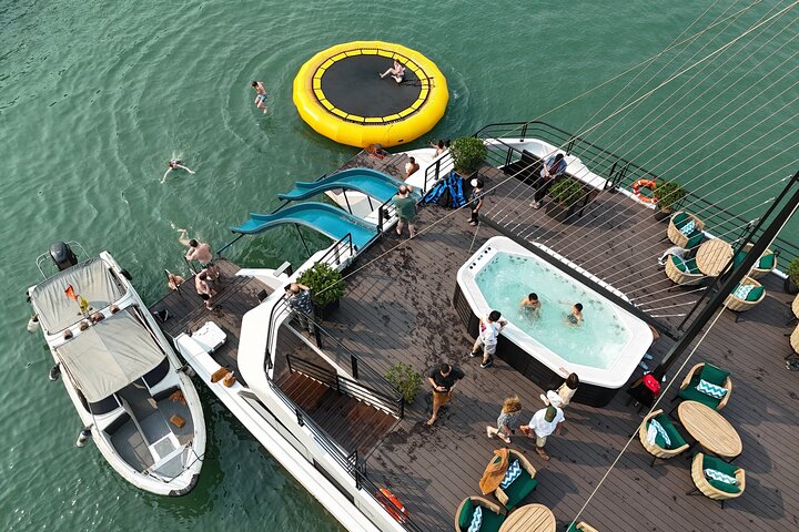 Halong Catamaran Premium Day Cruise with Jacuzzi & Water Slides
